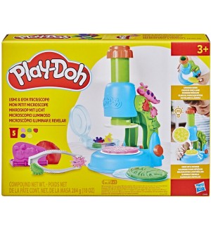 Комплект с моделин Play-Doh - Светещ микроскоп Комплект с моделин Play-Doh - Светещ микроскоп