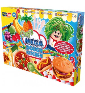 Комплект с моделин Play-Toys - Шеф готвач