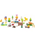 Комплект сензорни блокчета Viga Toys - Горски приказки, 58 части