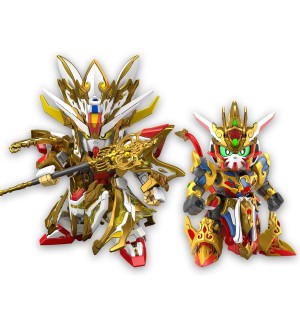 Комплект сглобяеми модели Bandai Космически: Mobile Suit Gundam - Wukong Impulse Gundam (Childhood Ver.) & Sanzang Strike Freedom Gundam (Revival Of The Heroes!) (SDW)