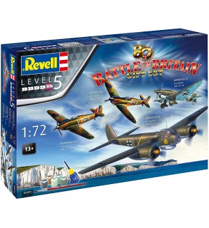 Комплект сглобяеми модели Revell Военни: Самолети - Юбилейно издание, 4бр
