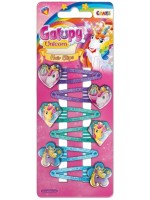 Комплект шноли за коса Craze - Galupy Еднорог, 6 броя