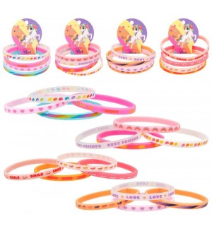 Комплект силиконови гривни Depesche Ylvi - 4 броя, асортимент Комплект силиконови гривни Depesche Ylvi - 4 броя, асортимент