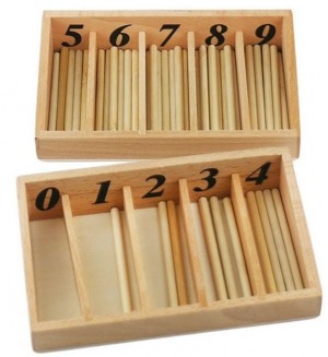 Образователен комплект Smart Baby - Кутия с клечки на Монтесори Образователен комплект Smart Baby - Кутия с клечки на Монтесори