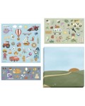 Комплект стикери Little Dutch - Jim & Friends, 70 броя