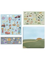 Комплект стикери Little Dutch - Jim & Friends, 70 броя