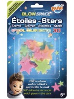 Комплект светещи звезди Buki France - Многоцветни, 50 броя Комплект светещи звезди Buki France - Многоцветни, 50 броя