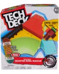 Игрален комплект Tech Deck - X-Connect, Рампа и скейтборд за пръсти, Quarter Bowl Ruckus