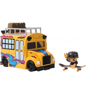 Игрален комплект Tech Deck Sk8 Crew - Рампа и скейтборд за пръсти, Ultra Sk8 bus 