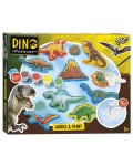 Комплект Totum - Направи си сам, Гипсови фигурки Model & Paint Dino
