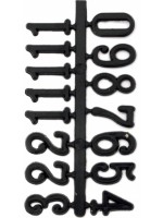 Комплект цифри за часовник Ем Арт - Арабски, 1.6 cm, черни