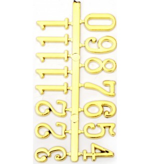 Комплект цифри за часовник Ем Арт - Арабски, 1.6 cm, златисти