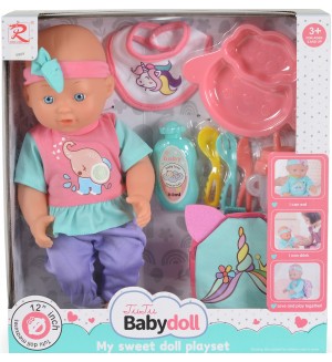 Комплект Tutu Love - Кукла с аксесоари и раница, еднорог, 31 cm