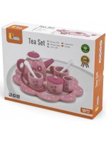 Комплект Viga - Сервиз за чай, розов