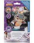 Комплект за диамантена бродерия Craft Buddy - Crystal Art Buddies: Акула, 7 части