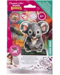 Комплект за диамантена бродерия Craft Buddy - Crystal Art Buddies: Коала, 7 части