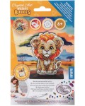 Комплект за диамантена бродерия Craft Buddy - Crystal Art Buddies: Лъв, 7 части
