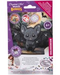 Комплект за диамантена бродерия Craft Buddy - Crystal Art Buddies: Прилеп, 7 части