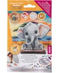 Комплект за диамантена бродерия Craft Buddy - Crystal Art Buddies: Слон, 7 части