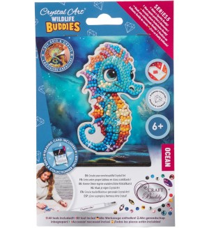 Комплект за диамантена бродерия Craft Buddy - Crystal Art Buddies: Водно конче, 7 части