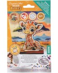 Комплект за диамантена бродерия Craft Buddy - Crystal Art Buddies: Жираф, 7 части