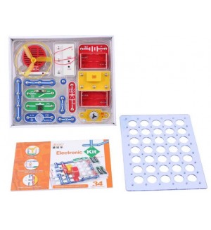 Комплект за експерименти DBolo - Електрически вериги, 34 експеримента Комплект за експерименти DBolo - Електрически вериги, 34 експеримента