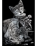 Комплект за гравиране Royal Silver - Котета, 13 х 18 cm
