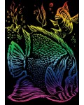 Комплект за гравиране Royal Rainbow - Риби, 13 х 18 cm