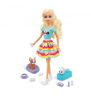 Комплект за игра Dreameez - Кукла с домашни любимци Комплект за игра Dreameez - Кукла с домашни любимци