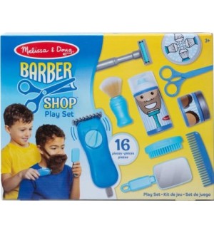 Комплект за игра Melissa & Doug - Barber Shop