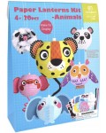 Комплект за изработка на хартиени фенери Tooky Land - Животни