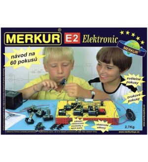 Комплект за малки електротехници Merkur - 60 експеримента Комплект за малки електротехници Merkur - 60 експеримента