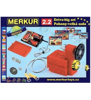 Комплект за малки електротехници Merkur - Задвижване и редуктори