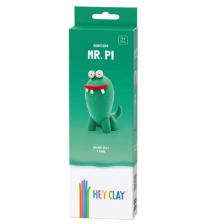 Комплект за моделиране с глина Hey Clay - Чудовище, Mr. PI 