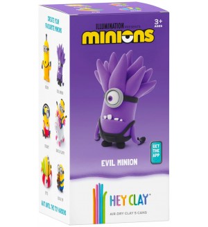 Комплект за моделиране с глина Hey Clay - Minions, Evil 