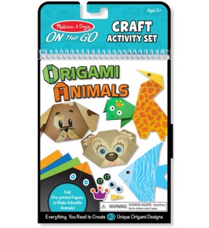 Комплект за оригами Melissa & Doug - Направи животни