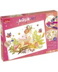 Комплект за оцветяване Maped Creativ - Aqua art, Sweet dreams, акварелни бои