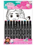 Комплект за оцветяване по номера Kids Licensing - Gabby's Dollhouse