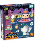 Комплект за оцветяване Raya Toys - Сервиз за чай с лица