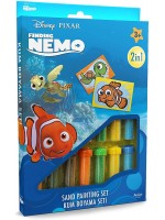Комплект за оцветяване с пясък Red Castle - Немо, с 2 картини