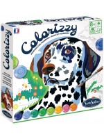 Комплект за оцветяване с цифри Sentosphere Colorizzy - Кучета