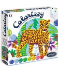 Комплект за оцветяване с цифри Sentosphere Colorizzy - Зебра и леопард