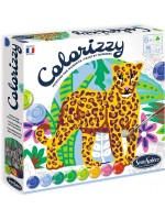 Комплект за оцветяване с цифри Sentosphere Colorizzy - Зебра и леопард