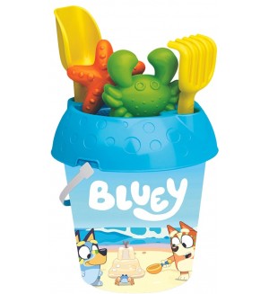 Комплект за пясък Micki - Bluey, 6 части Комплект за пясък Micki - Bluey, 6 части
