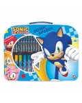 Комплект за рисуване AS Company - Sonic, с несесер