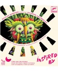 Комплект за рисуване Djeco - Вдъхнови се от Giuseppe Arcimboldo