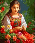 Комплект за рисуване по номера MagicArt - Цветен дар