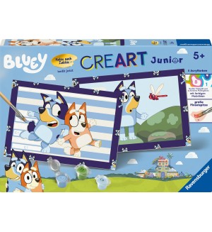 Комплект за рисуване по номера Ravensburger CreArt - Блуи