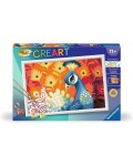 Комплект за рисуване по номера Ravensburger CreArt - Горд паун