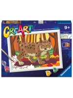Комплект за рисуване по номера Ravensburger CreArt - Горски Рис